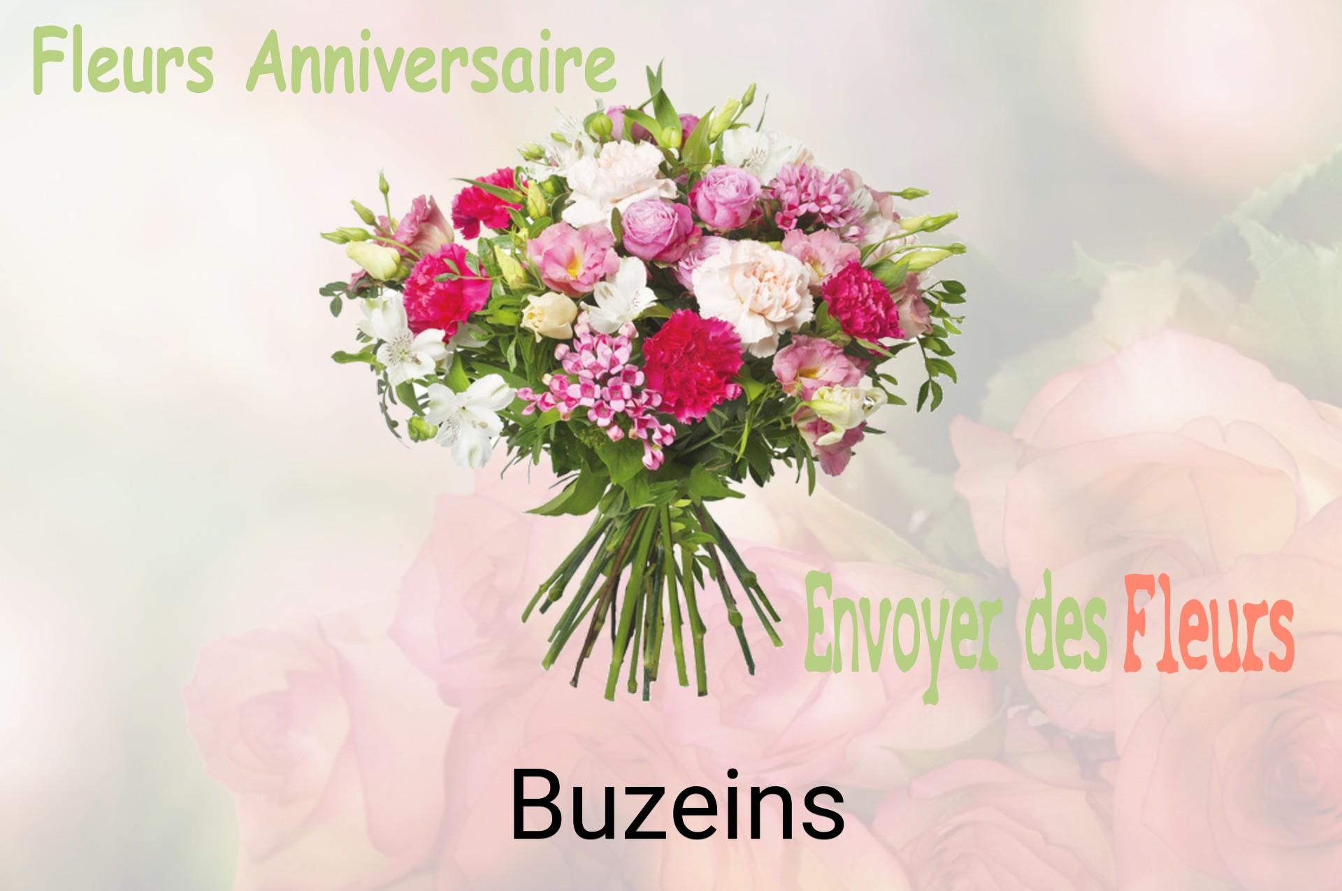 Bouquet de fleurs d’anniversaire livré à Buzeins