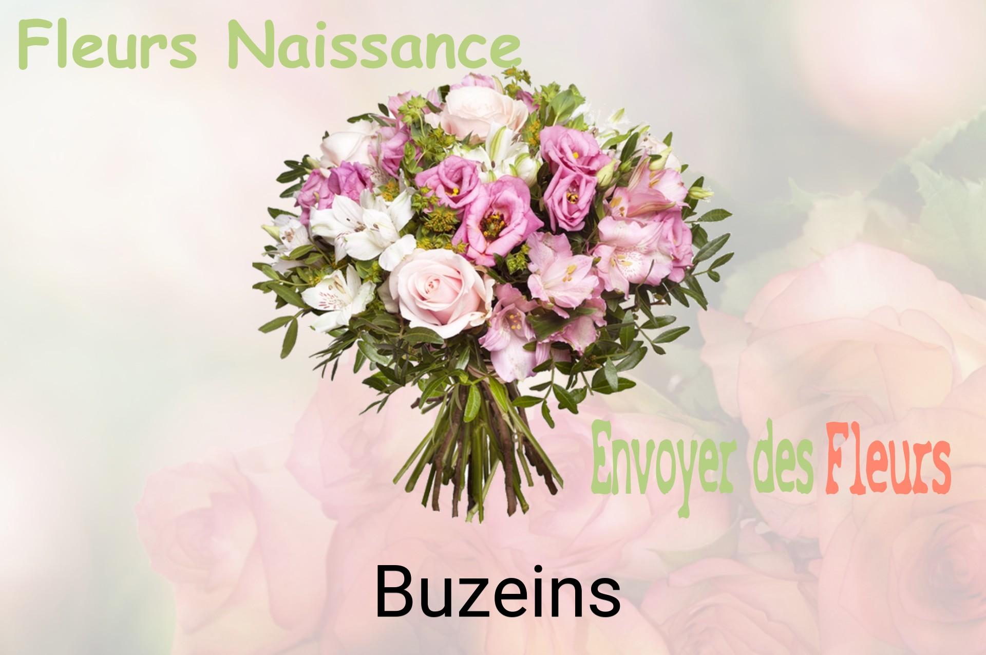 Bouquet de fleurs de naissance livré à Buzeins